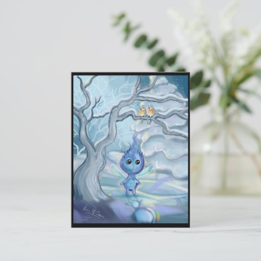 Winter Magic Briefkaart (Staand voorkant)