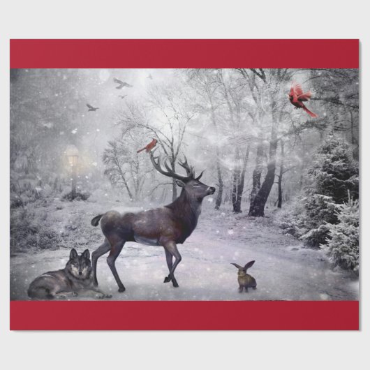 Winter Magic Cadeaupapier (Vlak)