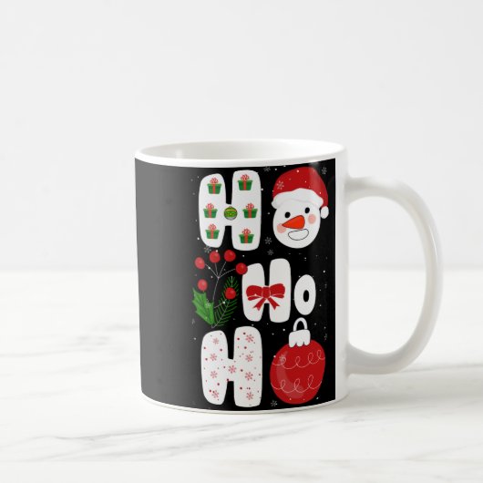 Winter Magic Design Retro Winter Christmas Vector Koffiemok (Rechts)
