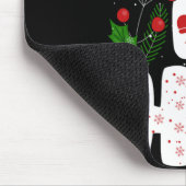 Winter Magic Design Retro Winter Christmas Vector Muismat (Hoek)