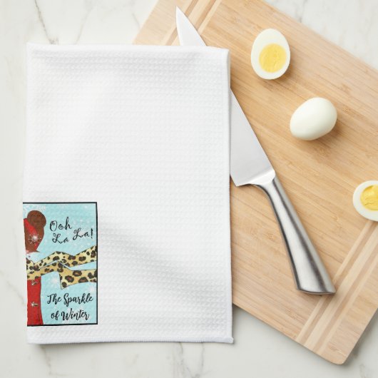 "Winter Magic" DIVA Serviette de cuisine (Quart Plié)