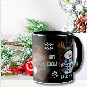 Winter Magic Enchanted sneeuwman Hot Cocoa mok