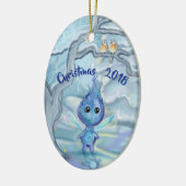 Winter Magic Keramisch Ornament (Links)