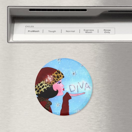 "Winter Magic" Magneet (Insitu (Vaatwasser))