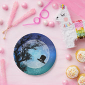 Winter Magic Top Hat Papieren Bordje (Feest)