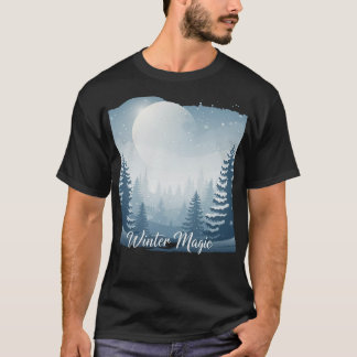 Winter Magie Shirt | Esthetisch Sneeuw Scene T-shi
