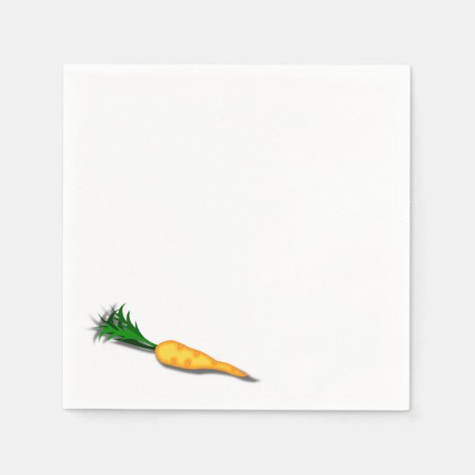 Winter Magie Sneeuwman's Wortelneus Servet (Voorkant)