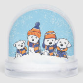 Winter Maltese Christmas Art (Arrière)