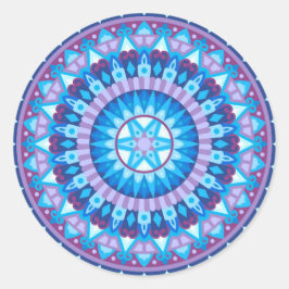 Winter Mandala Ronde Sticker