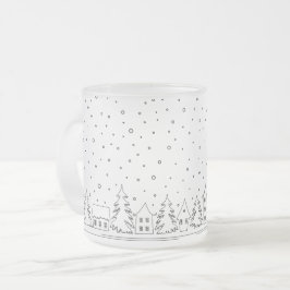 Winter Matglas Koffiemok