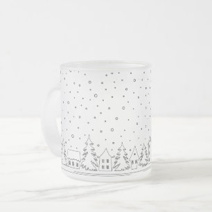 Winter Matglas Koffiemok