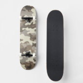 Winter Military Camouflage Pattern Skateboard (Voorkant)