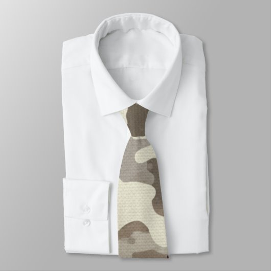 Winter Military Camouflage Pattern Stropdas (Gebonden)