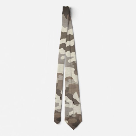 Winter Military Camouflage Pattern Stropdas (Achterkant)