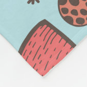 Winter Mode Doodle schetspatroon Fleece Deken (Hoek)