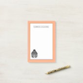 Winter Mode Ready Tiger | Jouw namen toevoegen Post-it® Notes (Op bureau)