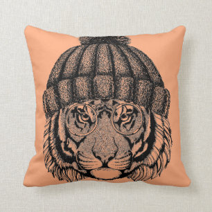 Winter Mode Ready Tiger Kussen