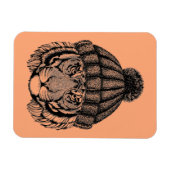 Winter Mode Ready Tiger Magneet (Horizontaal)