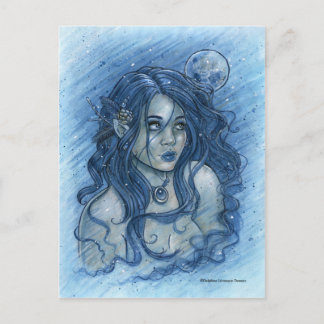 Winter Moon Briefkaart