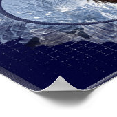 Winter Moon Design 2 Imaginaire Poster Femme (Coin)