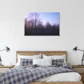 Winter Moon Morning Landscape Foto Canvas Afdruk (Insitu (Slaapkamer))
