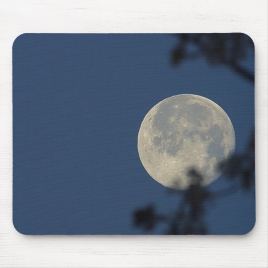 Winter Moon mousepad Muismat (Voorkant)