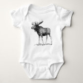 Winter Moose Romper (Voorkant)