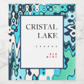 Winter Morning Wijn Etiket (Enkel label)