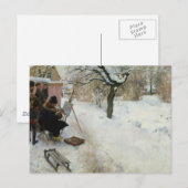 Winter Motif Åsögatan Briefkaart (Voorkant / Achterkant)