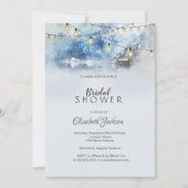 Winter Mountain Lake String Lights Kaart (Voorkant)