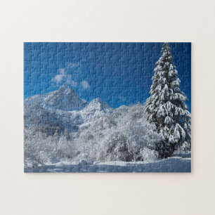 Winter Mountain Wonderland Legpuzzel