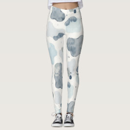Winter Naadloze Patroon Camouflage Stijl Leggings