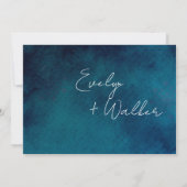 Winter Nacht repetitie diner Kaart (Achterkant)