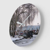 WINTER NARROWBOATS GROTE KLOK (Hoek)