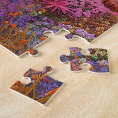 Winter natuurbeeld legpuzzel (Zijkant)