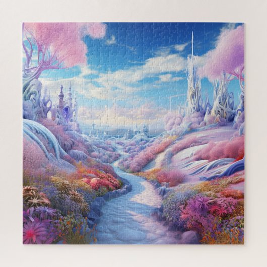 Winter natuurbeeld legpuzzel (Verticaal)