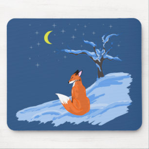 Winter Night Fox Muismat