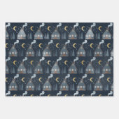 Winter Night Holiday Inpakpapier Vel (Voorkant)