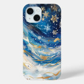 Winter Night Sky en Snowflakes telefoonhoesje Case-Mate iPhone Case (Achterkant)