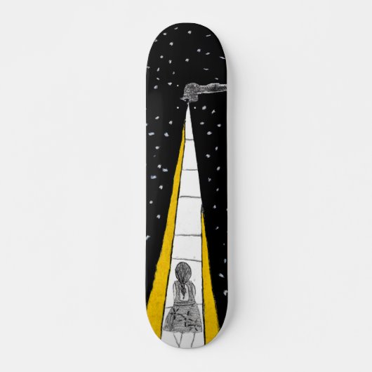 Winter Night Walk Skateboard (Voorkant)