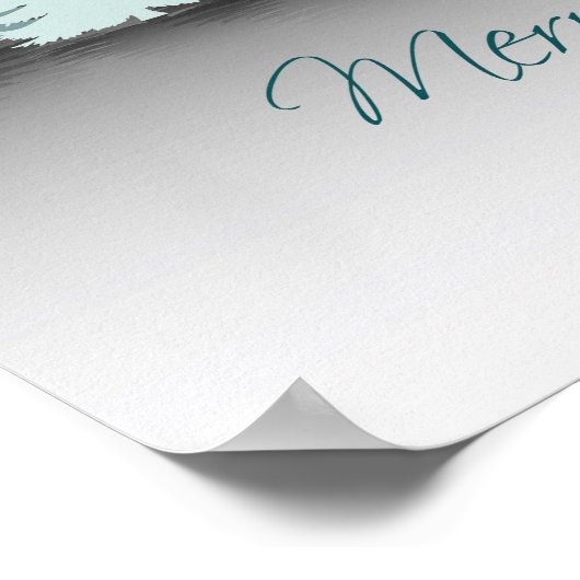 Winter Night with Star of Bethlehem Poster (Hoek)