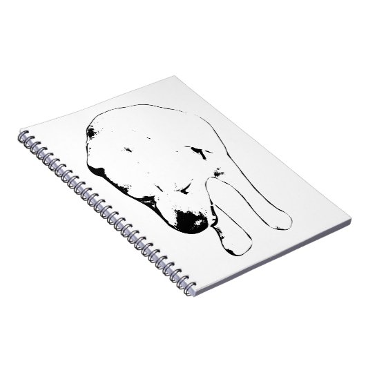 Winter Notes with Labrador Muse Notitieboek (Rechterzijde)