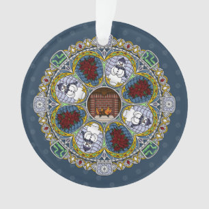 Winter Nouveau Acryl Ornament