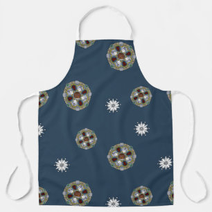 Winter Nouveau All-Over Print Schort