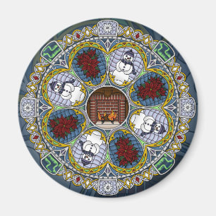 Winter Nouveau Magnet Magneet