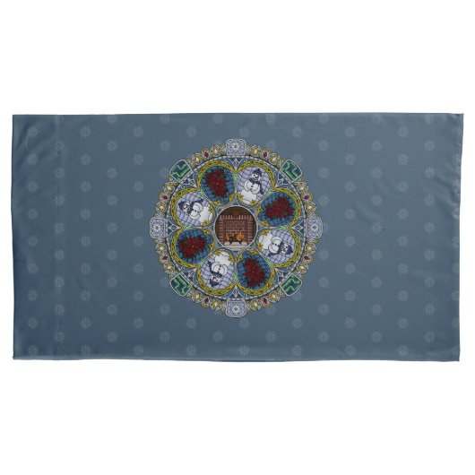 Winter Nouveau Sloopkussen Kussensloop (Voorkant)