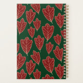 Winter Oak Leaves Pattern Planner (Achterkant)