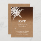 Winter Ombre RSVP (Voorkant / Achterkant)