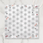 Winter ONEderland 1e verjaardag Bedankjes Labels (Achterkant)