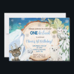 Winter Onederland 1er, invitation de premier anniv<br><div class="desc">animaux de l'Arctique, l'hiver onederland 1er, invitation de fête de premier anniversaire. 1er, invitation de premier anniversaire. Invitation d'hiver. La taille est de 5x7. Pour d'autres articles correspondants, toute question ou pour des commandes personnalisées s'il vous plaît contactez-moi. Merci.</div>